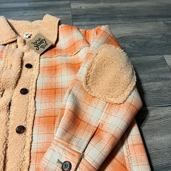 NWT Ivy Jane Fleece lined jacket with elbow patches.  size Sm. - Picture 10 of 12